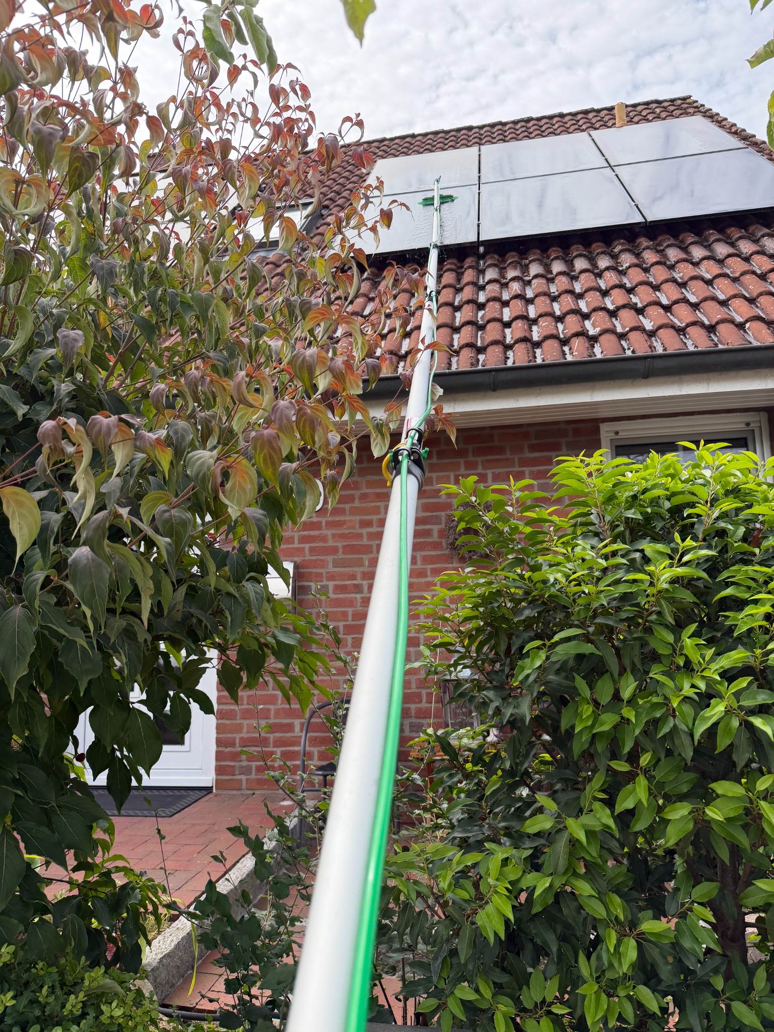 Reinigung einer PV-Anlage
